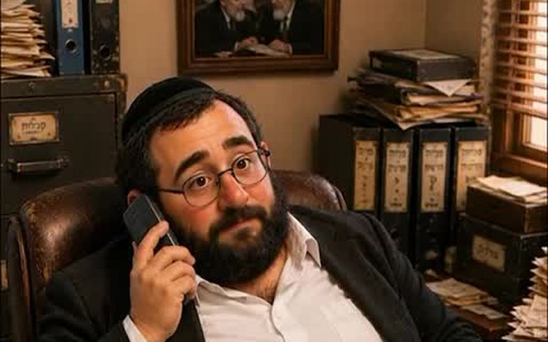 פרק 2 — סדרן במשרד מדבר בטלפון.