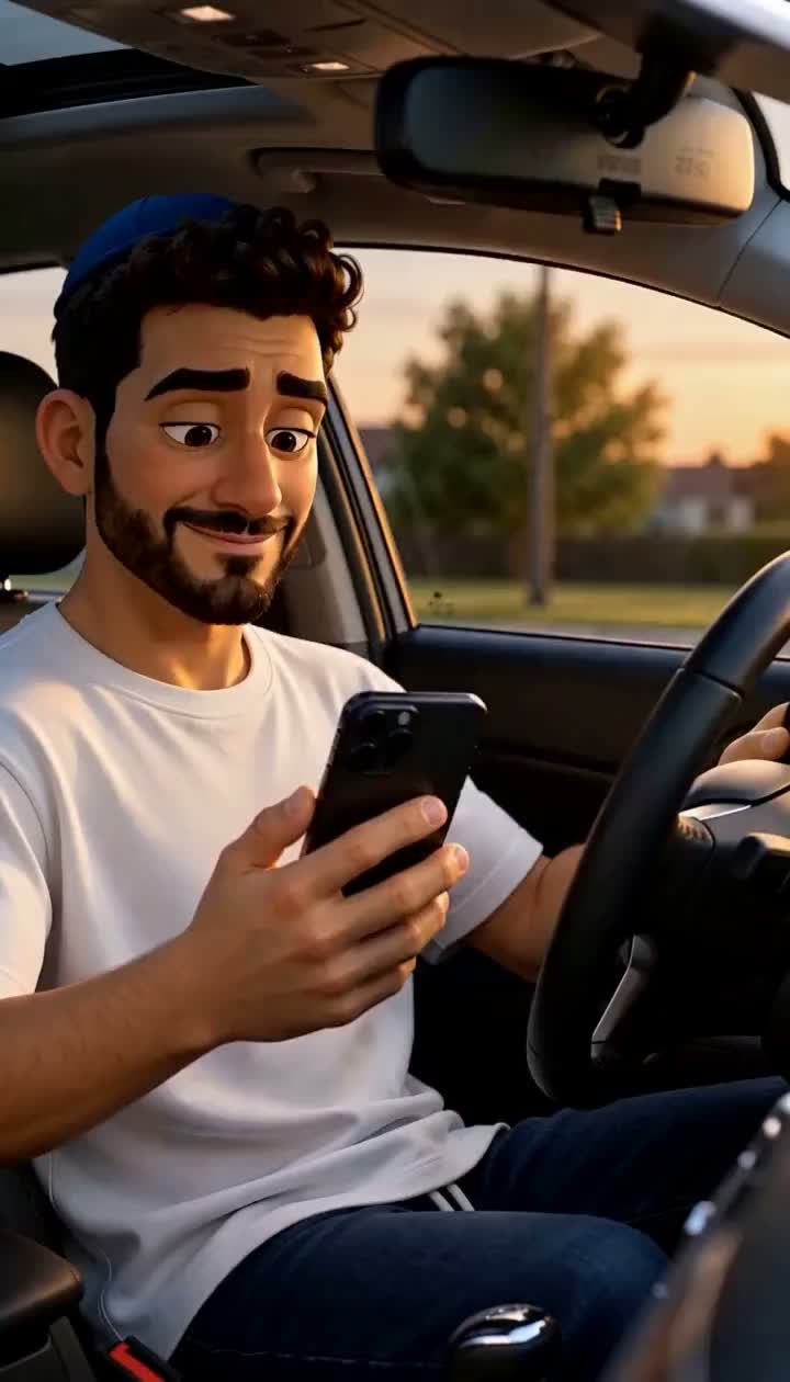 פרק 1 — נהג ולקוח יושבים ומדברים.